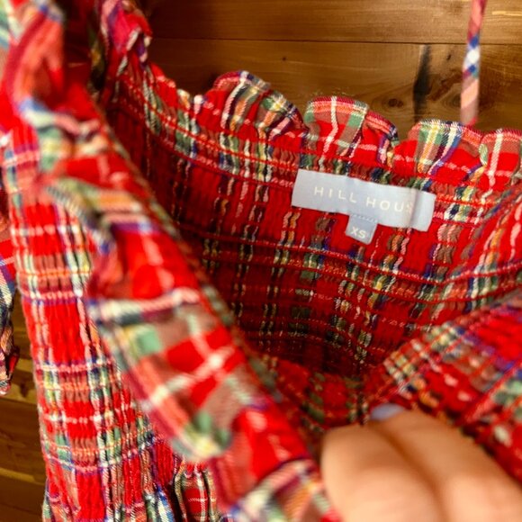 Hill House Home Dress Red Tartan Plaid Nesli Nap Dress - Picture 3 of 6